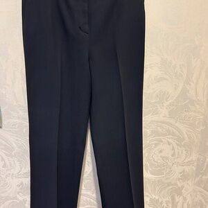 St John Pant; black wool crepe; dress slack; size 10